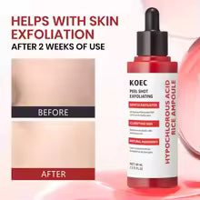 Lotion Exfoliante Visage et Corps au Riz et Acide Hypochlorueux